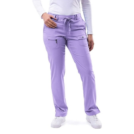 

Adar Pro Scrubs For Women - Skinny Leg Yoga Scrub Pants