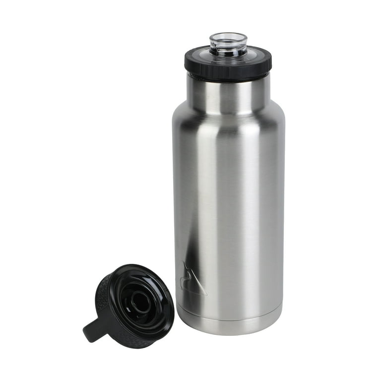 Ozark Trail 36 oz Stainless Steel Water Bottle, Chug Lid