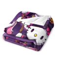 Kitty Cat Cartoon Kawaii Blanket Printing Throw Blanket Soft Cover