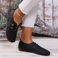 thumbnail image 4 of Miluxas Women's Flats Shoes Ballet Flats Dress Shoes Comfortable Leather Slip on Shoes for Women Black 9(42), 4 of 6