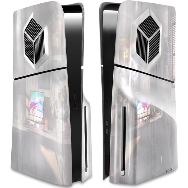 Placas protectoras para consola compatibles con PS5 Slim Disc Edition, accesorios personalizados para PS5 Slim. Funda protectora antipolvo/carátula/carcasas/paneles con rejillas de ventilación