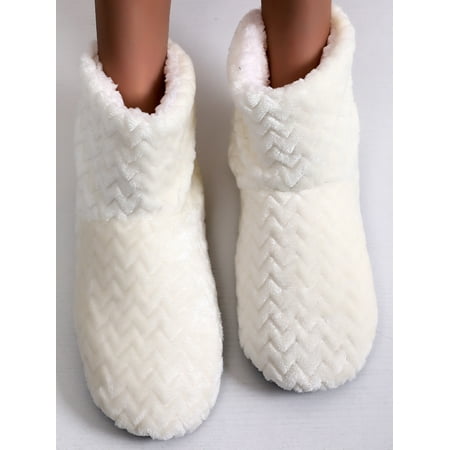 

GENILU Women s Winter Warm Memory Foam Indoor House Slippers Boots
