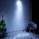 thumbnail image 1 of Guirnalda de luces LED con temporizador para exteriores, iluminación con 8 modos, 350 luces LED en cascada para árbol de Navidad con adorno, Luna y estrella, 1 of 4