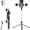 Black, variant on 6 in 1 Selfie Stick with Fill Light, Extendable Tripod, Wireless Remote, 360° Swivel, for Vlog, Live Streaming, Video
