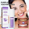 thumbnail image 5 of Pasta de dientes, Dientes morados, Pasta de dientes blanqueadora, Reparación morada, Pasta de dientes blanqueadora, Eliminador de dientes amarillos, Reduce la coloración amarilla, Pasta de dientes mor, 5 of 5