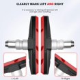 thumbnail image 4 of Symmetrical 70mm Brake Pads, for Shimano, Tektro, Avid, Clarks, Contec, Sram, XLC Braking Performance, Durable and Perfectly Fitting Brake Pads （2 pairs）, 4 of 5