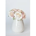 thumbnail image 2 of 7.5" Faux Pink/Cream Rose Bundle (3), 2 of 4