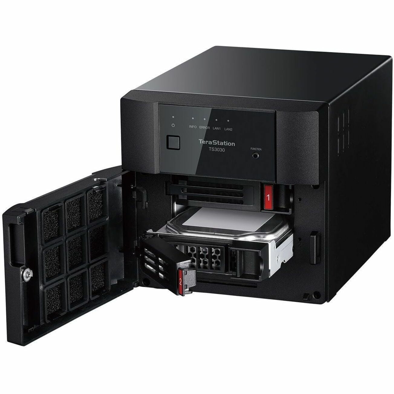 BUFFALO TeraStation 3230DN 2-Bay Secure SMB Desktop NAS 8TB (2x4TB) with Hard Drives Included - Annapurna Labs Alpine AL524 Quad-core (4 Core) 2 GHz - 2 x HDD Supported - 2 x HDD Installed - 8 TB I...
