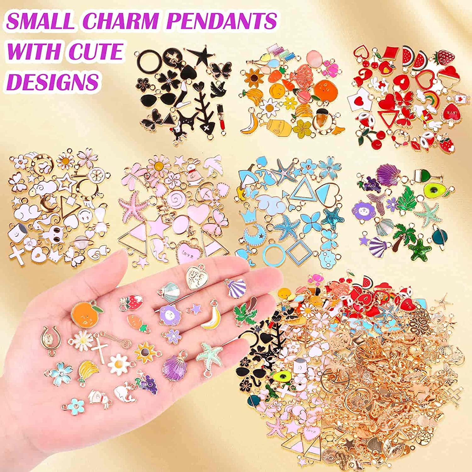 Wholesale hight quality miyuki seed beads metal charms pendants for jewelry  making