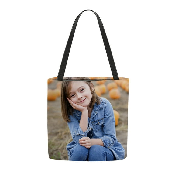 Customize Tote, Size 18x18, 100% Polyester, Double Handle, Unisex, Adult, Teen and Tween, 0.36lbs.
