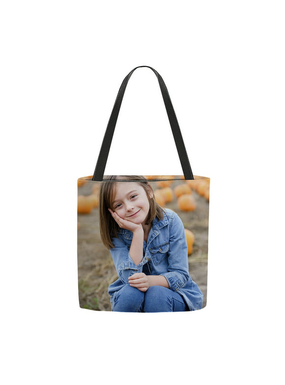 Printed Double Handle Tote, 18x18, Customizable with Photo or design