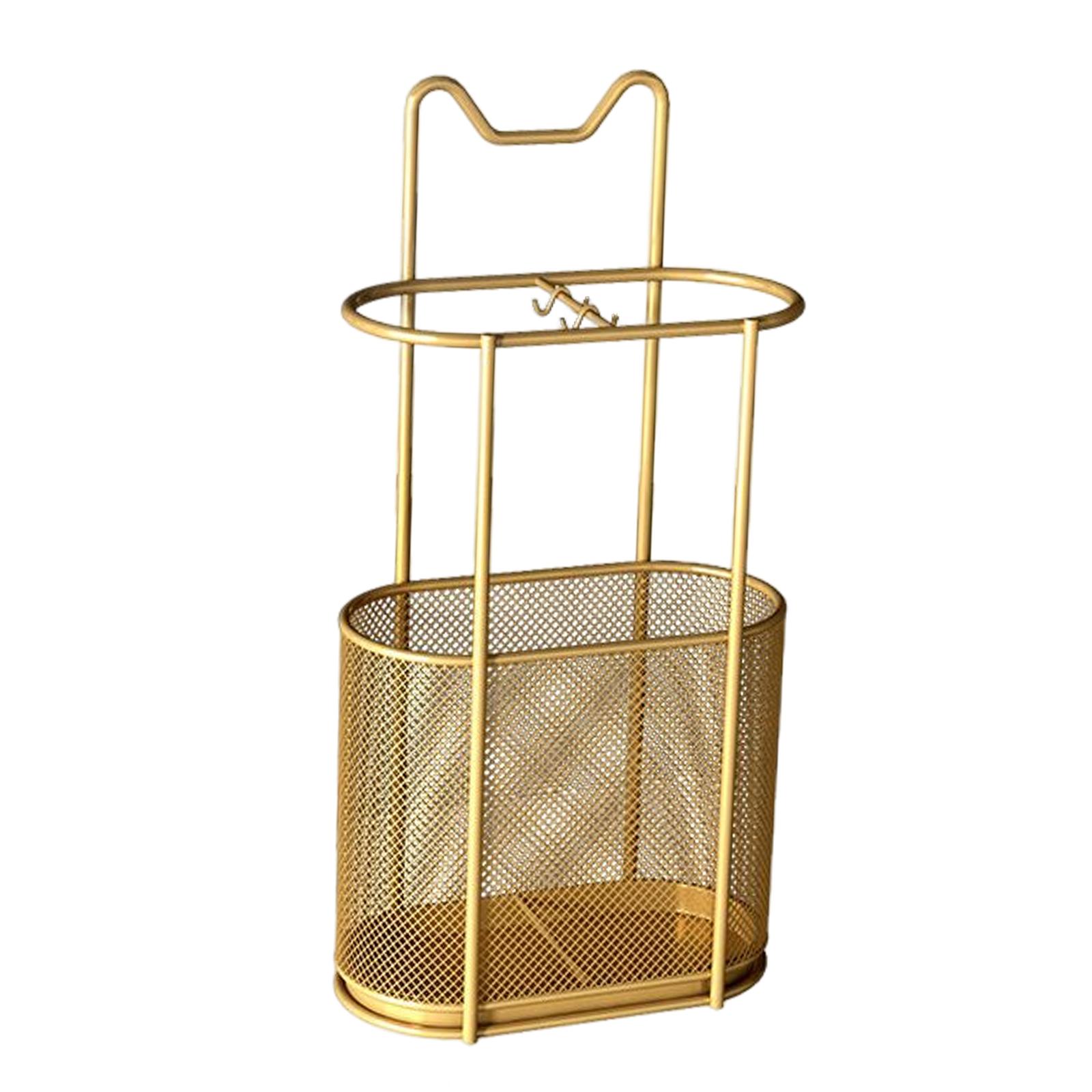 Portable Free Standing Umbrella Holder Bin Canes Walking Sticks Holder Umbrella Storage Rack for Entry Patio Household Hallway Office