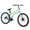Blue+Green, variant on Ambifirner 24-Inch Kids Bike for Ages 10+ | Steel Frame | Dual Disc Brakes | Single Speed | Fits 4'8"–5'2" | Blue/Yellow | 220 lbs Capacity