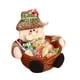 thumbnail image 1 of Advancent Cesta de dulces de Navidad Papá Noel Muñeco de nieve Ciervo Niños Fruta pequeña Soporte de decoración de Kits de decoración para fiestas mayor, 1 of 6