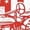RED, variant on - Tractor American Flag - Toddler & Youth Long Sleeve Graphic T-Shirt