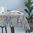 thumbnail image 4 of Sea Turtle Coastal Table Cloth Waterproof Tablecloths, Summer Coral Ocean Gray Blue Wooden Tablecloth Dining Table Cover for Kitchen Party Tabletop Outdoor, Rectangle Tablecloth 60x120 Inch, 4 of 9