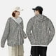 thumbnail image 4 of Fotbe Black And White Houndstooth Chaqueta con Protección Solar UPF 50+ para Hombre y Mujer, Camisa con Capucha y Bolsillos-3X-Large, 4 of 7