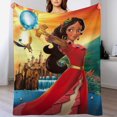 thumbnail image 1 of Manta de dibujos animados de Elena de Avalor, suave y acogedora manta de felpa esponjosa para niños, niñas y adultos jóvenes, cálida manta de franela para sala de estar, dormitorio, sofá cama de 30 x, 1 of 8