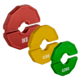 thumbnail image 1 of Gym Micro-type Plates Dumbbell Fractional Weight Plate Yellow 0.5KG, 1 of 5