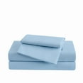 thumbnail image 5 of Truly Soft Everyday Solid Microfiber 100% Microfiber Polyester Deep Pocket Sky Blue 3-Piece Twin, All Season, Adult Size, OEKO-TEX Certified, 5 of 12
