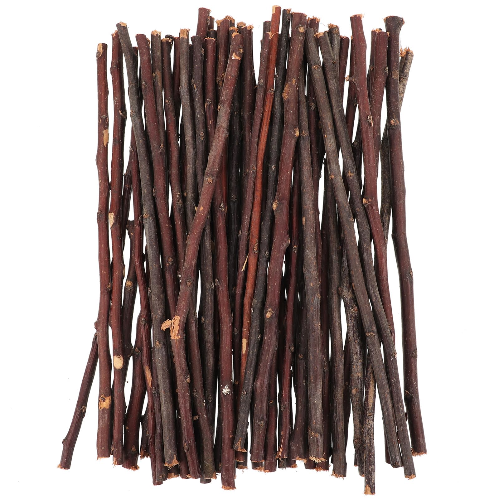 36Pcs Natural Wood Log Sticks for Crafts 11.8" Dried Twigs for DIY Wood Craft Supplies Photo Props and Home Decoration Accessories, Brown