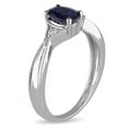 thumbnail image 3 of Everly Women's Sapphire 14K White Gold Engagement Ring, 3 of 6