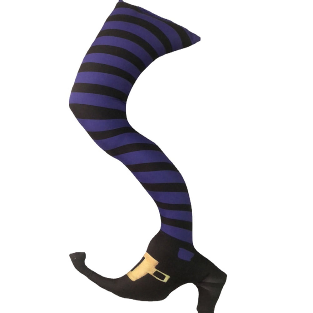 DTOWER Halloween Wicked Witch Legs Novelty Witches Feet Halloween Door