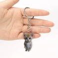 thumbnail image 3 of Colgante De Plátano Gato Feliz Llavero Oloroso Acrílico Transparente Lindo Bolso De La Pareja Regalo, 3 of 4