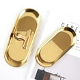 thumbnail image 2 of Golden Plate Serving Trays Buffet Plate Tray Jewelry Stand Storage Decoration, 2 of 3