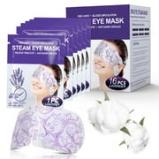 ProCIV 16 Packs Steam Eye Masks for Dry Eyes, SPA Warm Eye Mask, Relief Eye Fatigue Hot Sleep Eye Mask for Puffy Eyes Mask (Lavender)