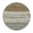 thumbnail image 2 of CMMY  Round Fitted Tablecloth Wooden Texture Print Rustic Style Table Cloth with Elastic Edged Waterproof Wipeable Round Table Cover for Patio Parties Outdoor Decor White, 2 of 7