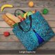 thumbnail image 5 of Easygdp Beautiful Blue Peacock Bolsa Tote para Mujer, Bolso de Hombro para Trabajo, Playa, Viajes, Compras y Supermercado, 5 of 7