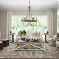 thumbnail image 4 of Parrot Uncle 24" Boho 6-Light Wood Chandelier, Empire Light with Wood Bead, 4 of 13