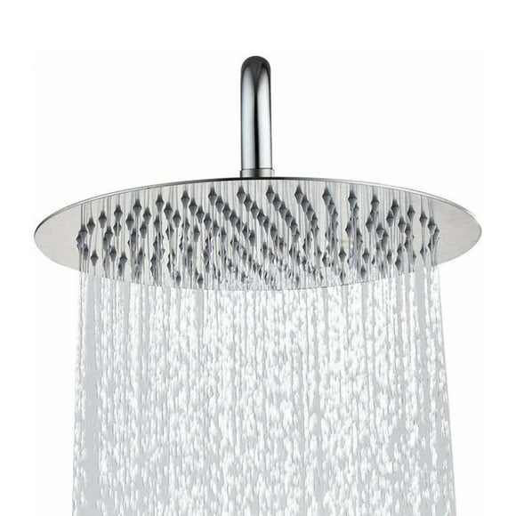 Ultra-Thin Design Stainless Steel Shower Head, High-Grade Stainless Steel Offers Rust Resistance and Anti-Oxidation Protection