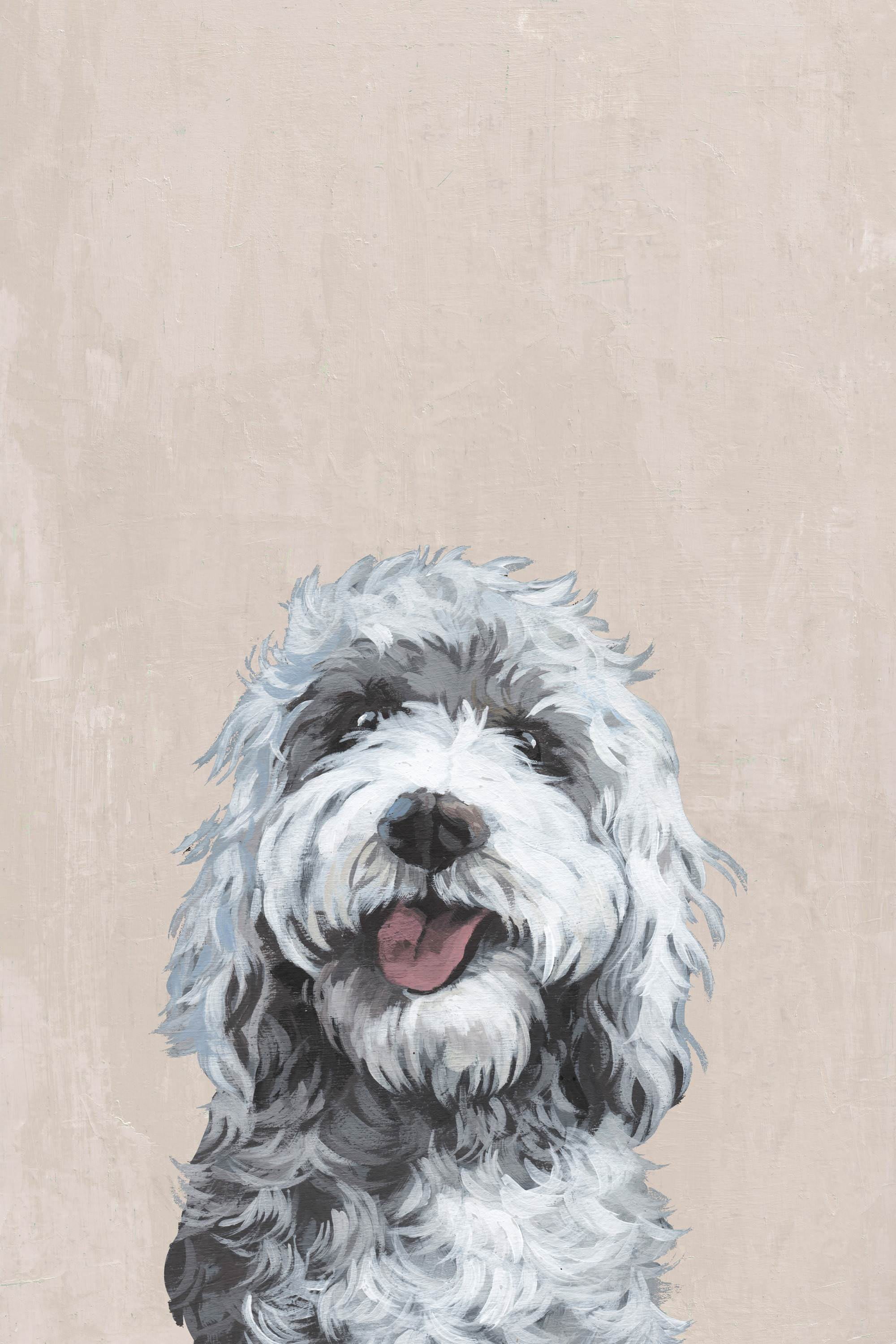 Marmont Hill "Simply Furr" Painting Print on Wrapped Canvas