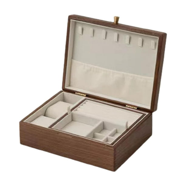 Joyería de Madera Collar de Cuello para Mujeres Organizador de Vigilancia de Modernas Warehouse Decorative Jewehouse Shell para Pulseras Desk