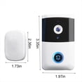 thumbnail image 4 of Timbre Inteligente Inalámbrico - Timbre Inalámbrico con Función de Intercomunicador - con Visión - Timbre para Seguridad del Hogar, 4 of 5