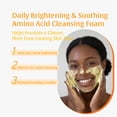 thumbnail image 2 of 2-in-1 Turmeric & Kojic Acid Brightening Set : Amino Acids Foam Cleanser + Exfoliating Gel Peel Shot, Dead Skin Remover for Face and Body, Underarms, Knees, Brightening & Dark Spot Corrector, 2 of 13