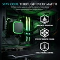 thumbnail image 3 of Hachiman PC Tora Gaming PC, AMD Ryzen 7 7800X3D, NVIDIA GeForce RTX 5070 12GB, 32GB DDR5 6400MHz RGB, 2TB Gen4 NVMe SSD, 360 A-RGB AIO, Wi-Fi 6, Windows 11 Home, Desktop Computer, 3 of 10