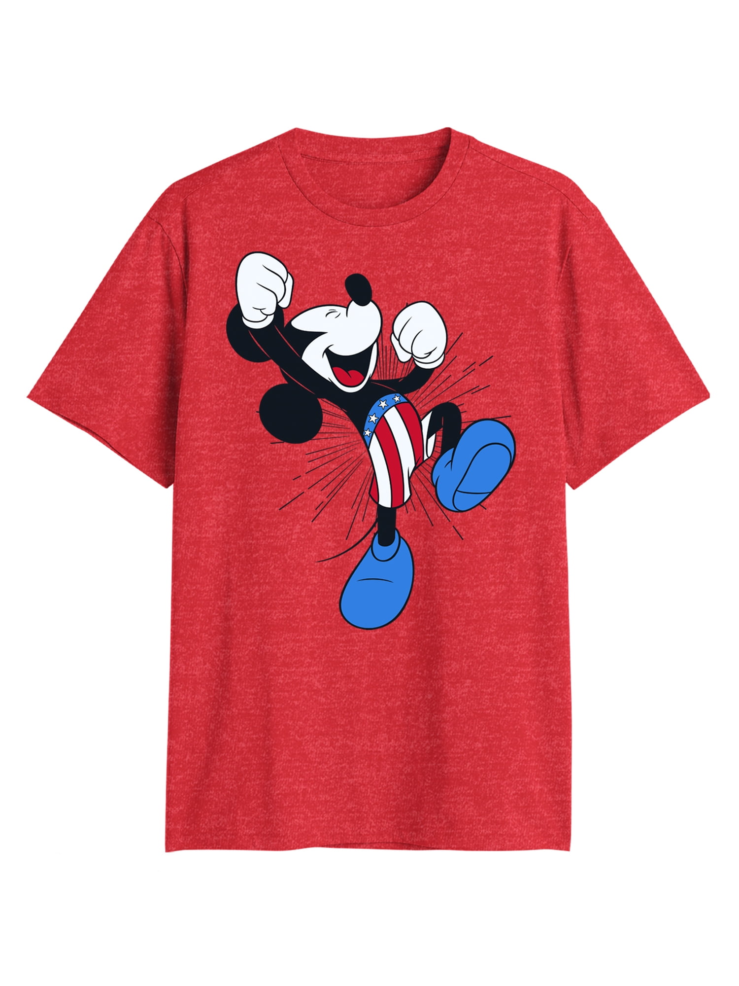 Clothing Mickey Mouse Red T Shirt Mickey Mouse, Men's Big Men's
