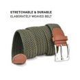 thumbnail image 3 of Stretch Braided Woven Belts without Holes, Elastic Casual Belts for Men and Women by Umo Lorenzo, 3 of 5
