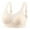 White, variant on Wireless Sport Bras for Women No Underwire Seamless Bras Lightweight Breathable Full Coverage Smoothing Comfort Bra for Yoga Gym Training Beach Vacation