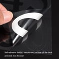 thumbnail image 4 of Uxcell Reflective Mailbox Numbers Sticker 0 - 9 Vinyl Self-Adhesive Door Sticker for Mailbox, Window, Door Black 5 Set, 4 of 4