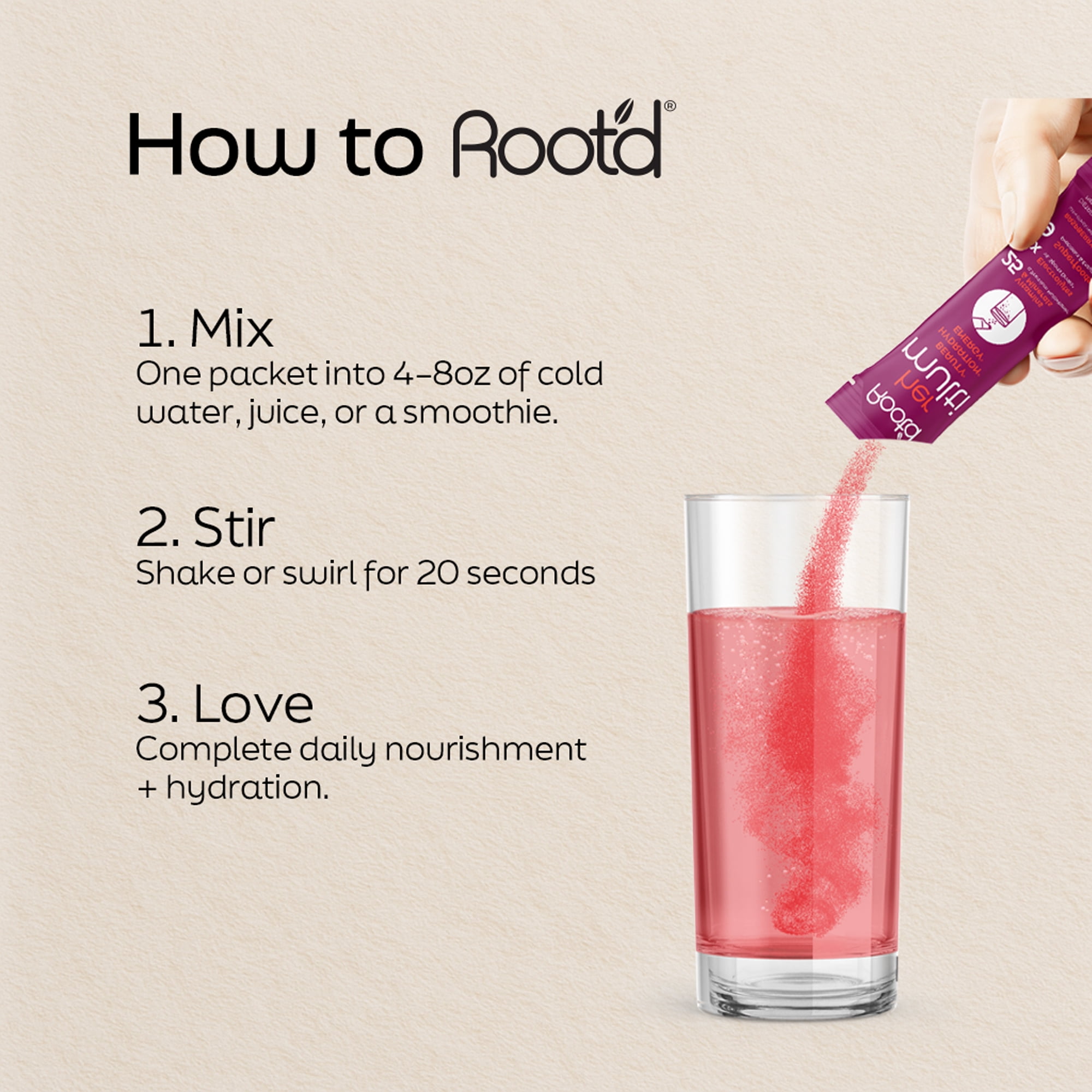 Root'd Multivitamin Powder for Women - 25 Vitamins,Minerals with 3X Electrolytes, 9 Organic Superfoods, Probiotics Enzymes, Sugar-Free Multivitamin Hydration, 30 Vitamin Drink Mix Packets