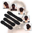 thumbnail image 2 of Juego de 4 accesorios para peinados: moños y recogidos fáciles, herramientas de esponja para cabello, tamaño grande y pequeño, ideal para regalo., 2 of 6