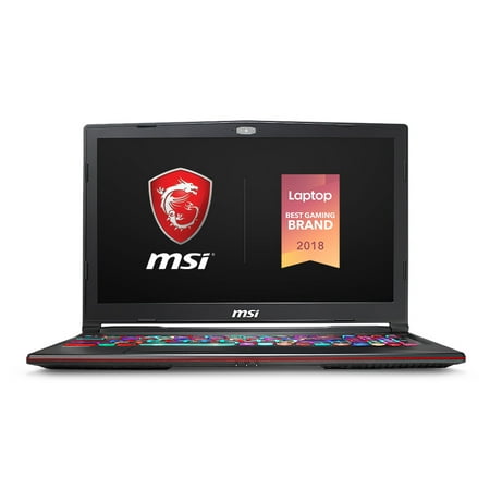 MSI GL63 15.6" Gaming Laptop, Intel Core i7-9750H, NVIDIA GeForce GTX 1660Ti, 32GB, 512GB NVMe SSD, Black, 9sdk-842