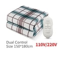 thumbnail image 1 of Manta de calefacción eléctrica con enchufe de 220V y 110V, termostato automático, calentador doble para el cuerpo, cama, colchón, alfombrilla, calentador eléctrico, 1 of 4
