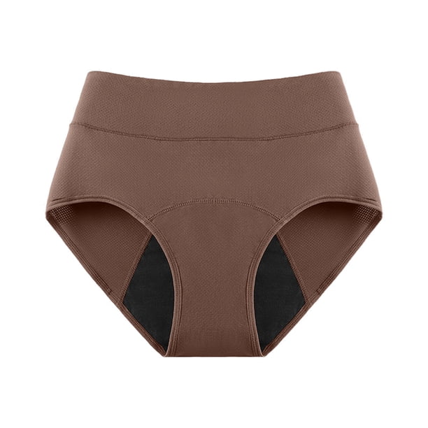 Ropa interior para mujeres con flujo abundante, alta absorción, a prueba de fugas, bragas menstruales posparto para damas.