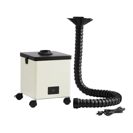 KFFKFF Pure Air Fume Extractors, 100W Solder Smoke Cleaner with Triple-Layer Filters, 240 m³/h Powerful Suction Smoke Eliminator and Cleaner for Soldering, Etching, DIY Welding, Salon