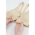thumbnail image 3 of Bra Front Button Closure Straps Adjustable Bralette Seamless bras, 3 of 5